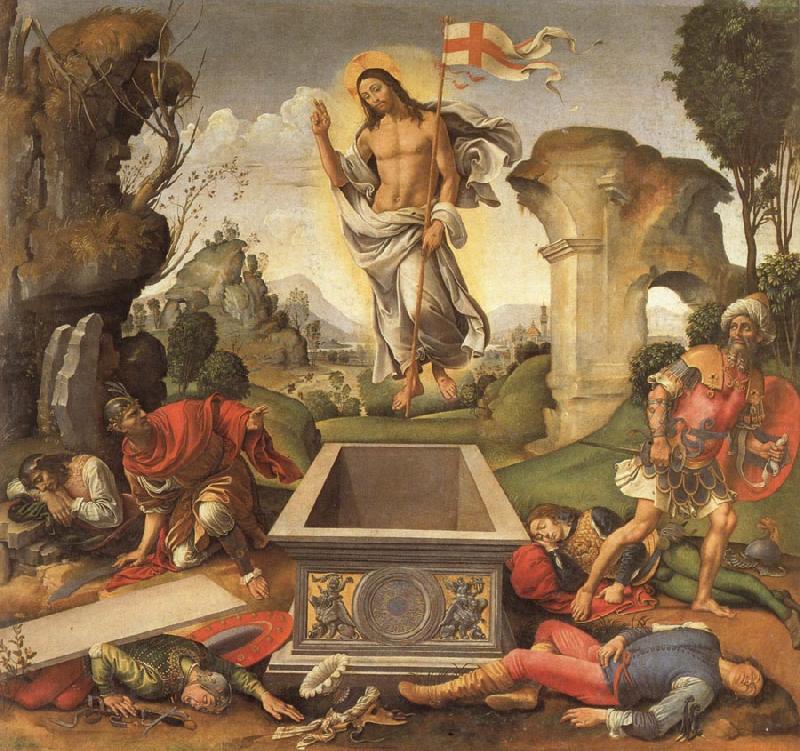Raffaellino del garbo The Resurrection china oil painting image